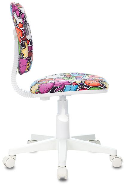 Кресло детское Бюрократ CH-W204NX мультиколор маскарад крестовина пластик пластик белый фото 3