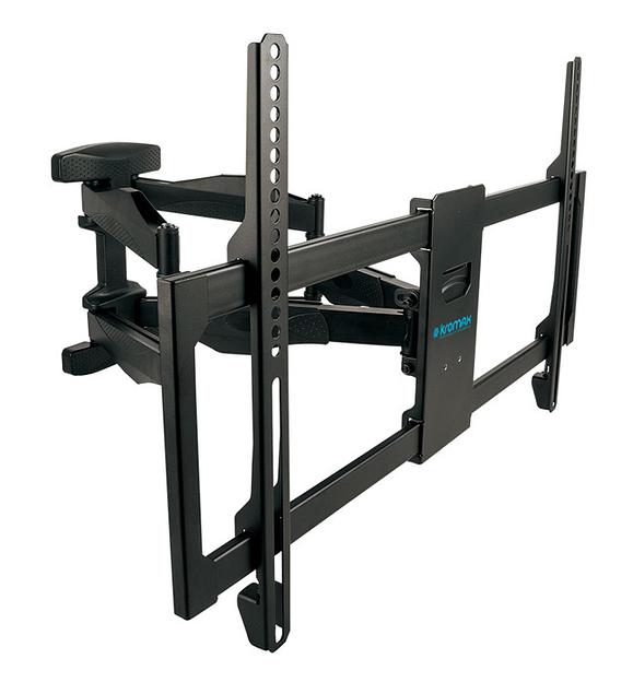 Кронштейн для телевизора Kromax ATLANTIS-35 new черный 22"-65" макс.50кг настенный поворотно-выдвижной и наклонный фото 1