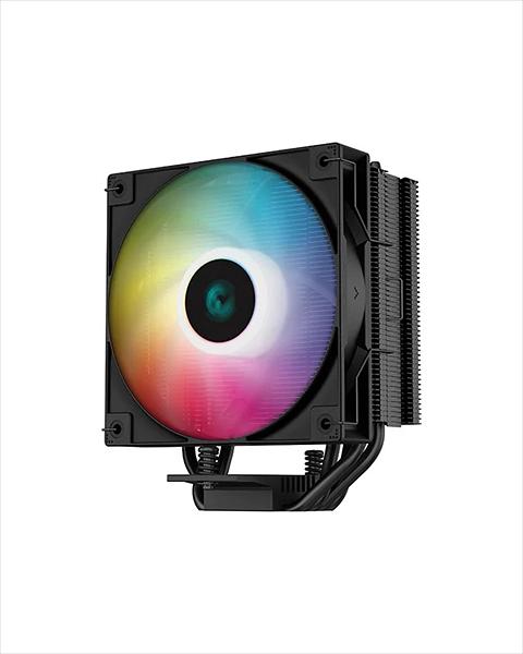 Кулер для процессора DEEPCOOL AG400 BK ARGB LGA1700/1200/115X/AM5/AM4 (18шт/кор, TDP 220W, PWM, ARGB Fan 120mm, 4 тепл. Трубки, черный) RET (AG400 BK ARGB) фото 2