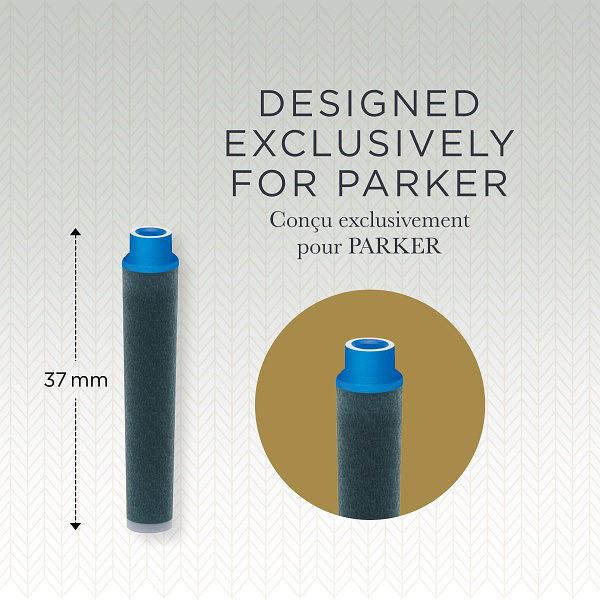 Картридж Parker Quink Z17 Mini (CW1950409) синие чернила для ручек перьевых (6шт) фото 3