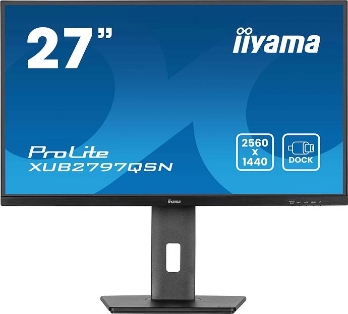 Монитор Iiyama 27" ProLite XUB2797QSN-B2 черный IPS LED 16:9 HDMI M/M матовая HAS Piv 1300:1 300cd 178гр/178гр 2560x1440 100Hz DP Quad HD 2K (1440p) USB 6.1кг фото 1
