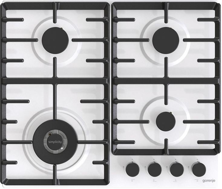 Газовая варочная поверхность Gorenje GW642SYW белый фото 1