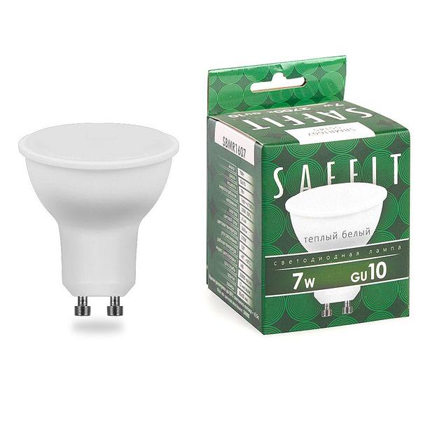 Лампа светодиодная LED 7вт 230в GU10 теплый фото 1