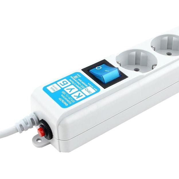 Фильтр-удлинитель Power Cube PRO, 5,0 м, LC контур, 16А/3,5кВт Электрическая мануфактура SPL(5+1)-16B-P-5M фото 3