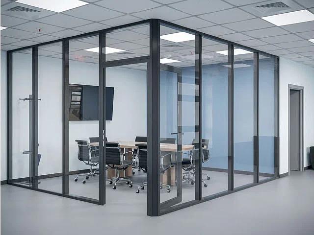 Изготовление офисных перегородок из металлопластика г. Алматы опт фото 3