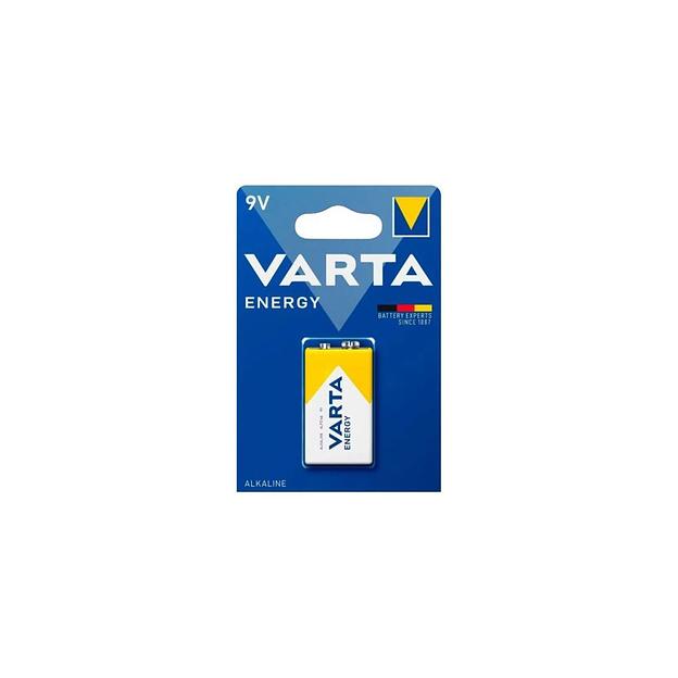 9V Батарейка VARTA Energy 6LR61 BL1 Alkaline, 1 шт. фото 1