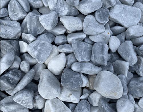 Мрамор галтованный серый 20-40 мм ОПТ фото 1
