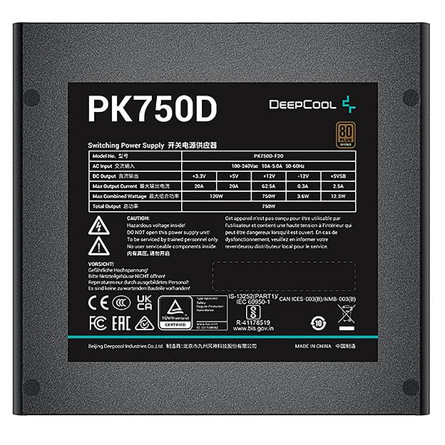 Блок питания Deepcool PK750D (R-PK750D-FA0B-WGEU) фото 4