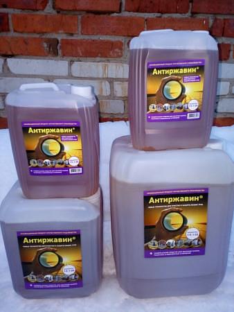 Средство "Антиржавин" (концентрат 40 л.) для промывки отопления фото 2