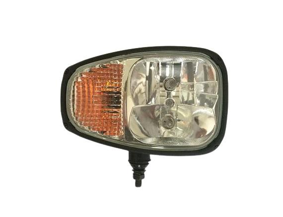 Фара основного освещения (Volvo, JCB, Hidromek, Terex). Нижнее крепление, правая, 12V. фото 1