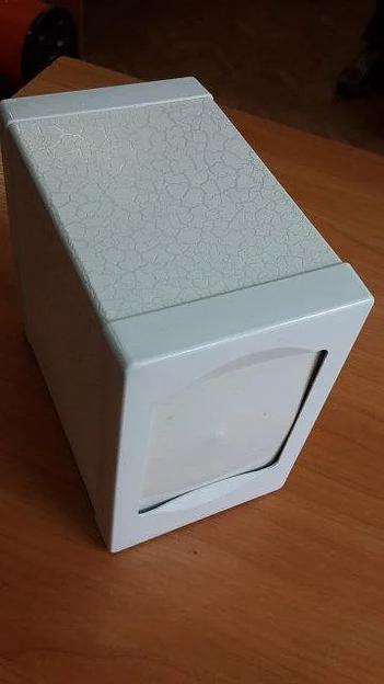 Диспенсер для настольных салфеток Престиж, белый (Турция) фото 2