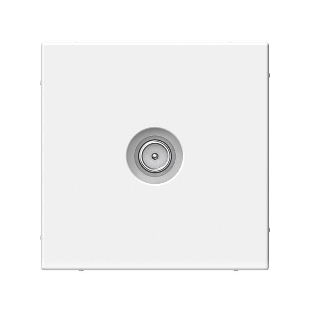 ARTGALLERY TV ТВ розетка оконечная 1DB, механизм, белый фото 1