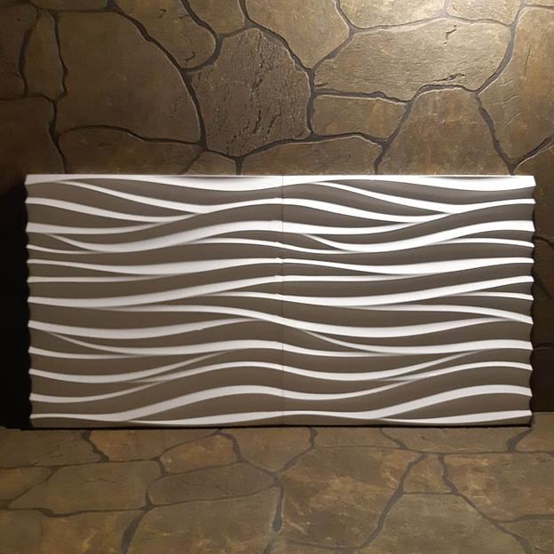 Панель гипсовая 3D премиум «Венецианская волна» 500×500 мм фото 5