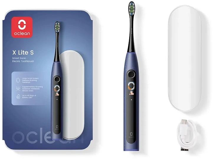 Зубная щетка электрическая Oclean X Lite S (N1801) синий фото 7