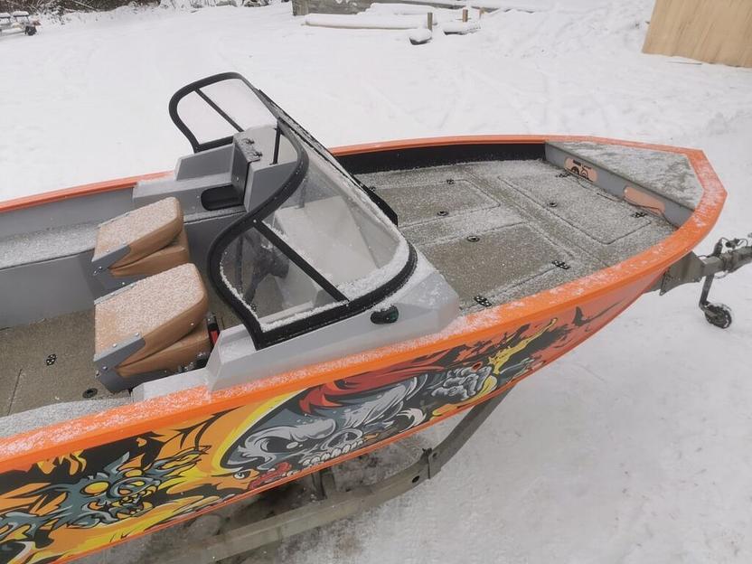 Алюминиевый катер Тактика 500 Fish Pro, 500*208*93 см фото 5