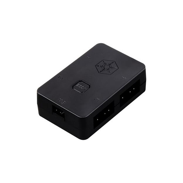 SST-PS15B-PRO Precision Mini Tower Micro ATX Computer Case, tempered glass, 2x 120mm ARGB, 1x ARGB Controller, black фото 8