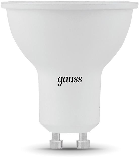 Лампа светодиодная Gauss MR16 7Вт цок.:GU10 спот 220B 4100K св.свеч.бел.нейт. MR16 (упак.:1шт) (101506207) фото 2