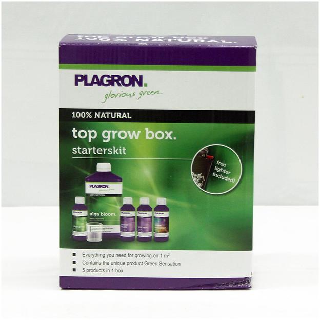Комплект удобрений Plagron Top Grow Box 100% Natural фото 1