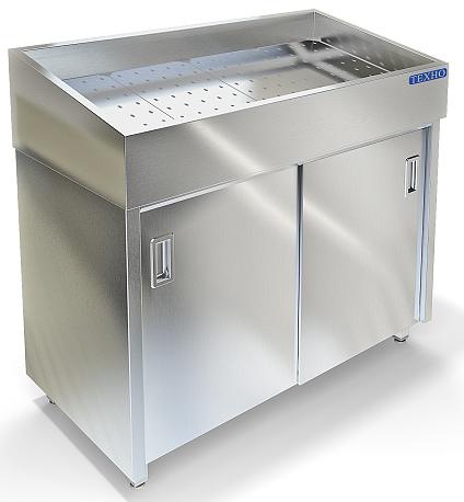 Стол-тумба для выкладки соков СП-534/1200 (1200x600x1090 мм) фото 1