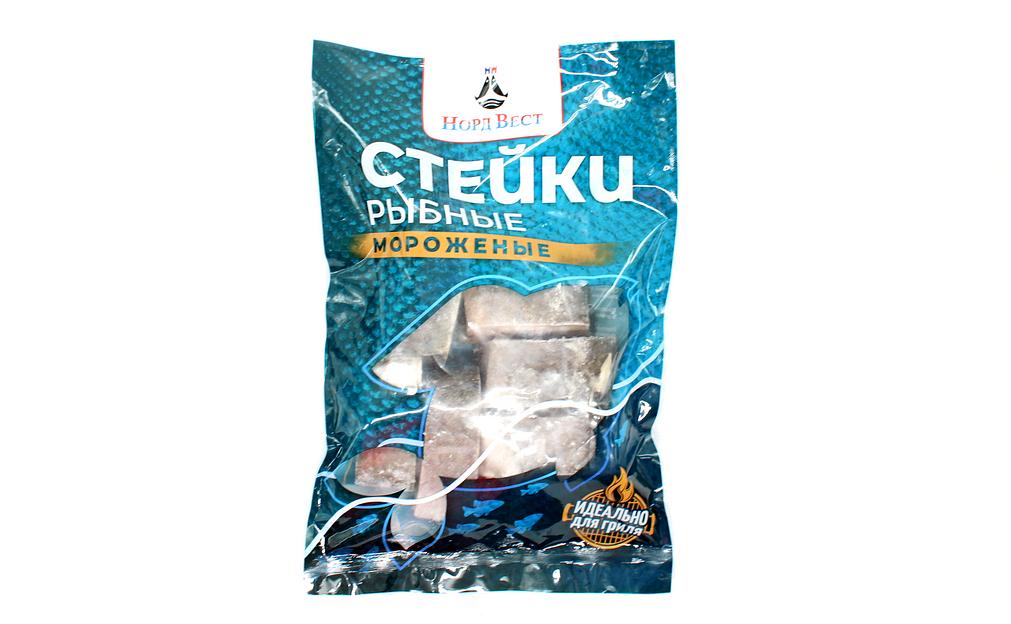 Зубатка пёстрая, кусок мороженый, 1000 гр, опт фото 1