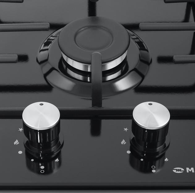 Газовая варочная поверхность Maunfeld EGHE.32.3EB\G черный фото 5