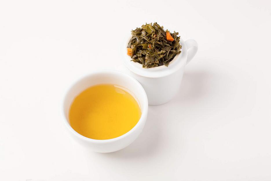 Чай зелёный с цедрой цитрусовых и маракуйя Svay «Fresh Fantasy» 20×2 г, опт фото 2