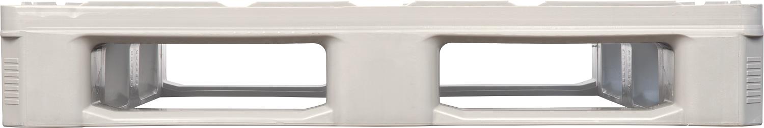 Паллет 1200х1000х160 мм (cплошной на 5-и полозьях) гигиенический серый фото 4