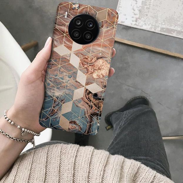 Чехол (клип-кейс) Gresso для Honor 50 Lite Meridian золотистый/синий (GR17AAAE8878) фото 10