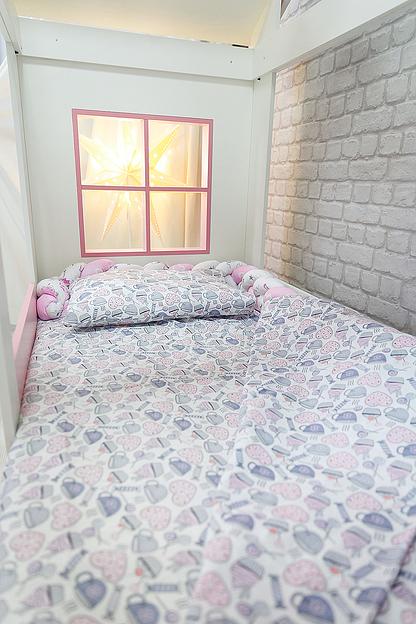 Кровать-домик «Теремок» ОПТ фото 10