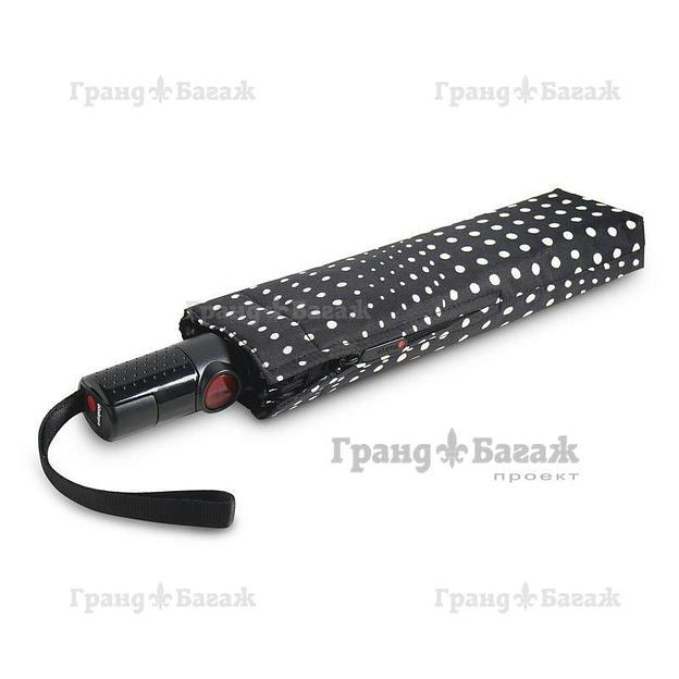 Зонт Knirps женский автомат TS.200 Slim Medium Duomatic BOLERO BLACK ECRU 9542004933 фото 2