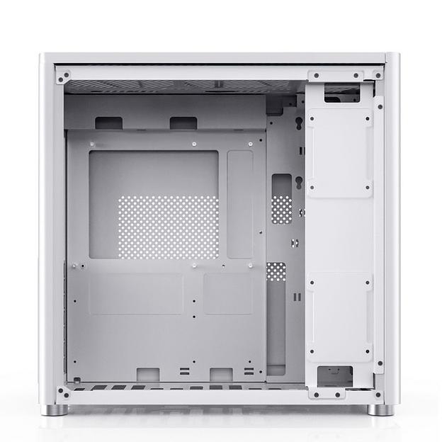 Корпус JONSBO D40 White без БП, боковая панель из закаленного стекла, mini-ITX, micro-ATX, ATX, бел. фото 3