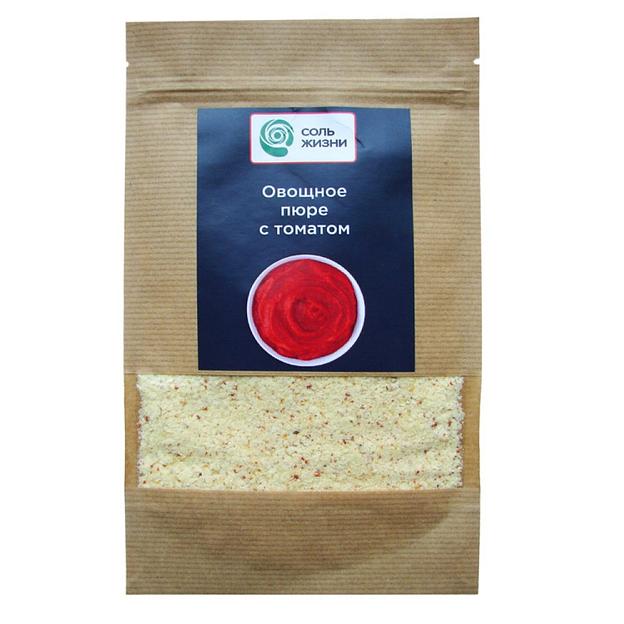 Овощное пюре быстрого приготовления Соль Жизни «БиоБистро» с томатом, 150 г ОПТ фото 1