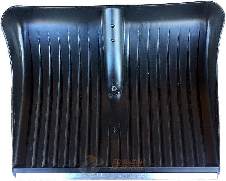 Лопата снегоуборочная пластм. с ал. планкой "№1" Д-36 500*400 /5 фото 1