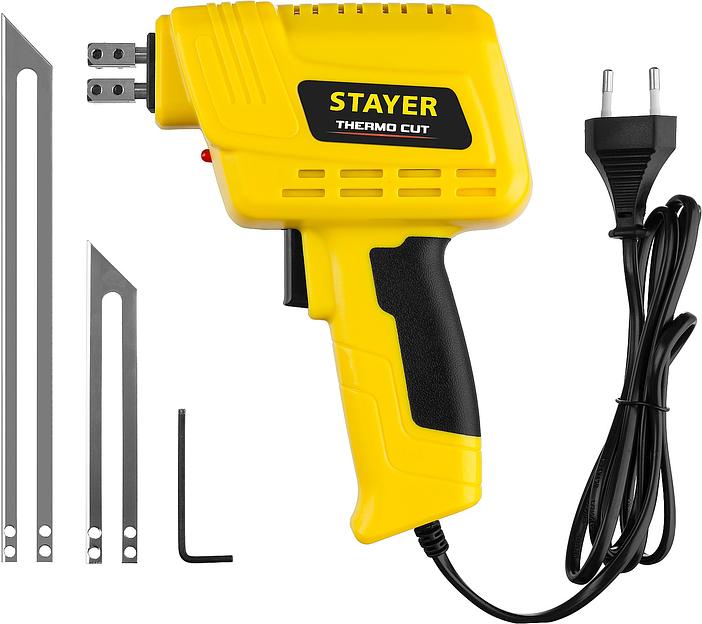 STAYER Thermo cut, 150 Вт, в наборе: 2 ножа, быстрый рез пенопласта + пластика, прибор для терморезки (45255-H2) фото 7