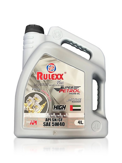 Синтетическое моторное масло Rulexx Plus SUPER ENGINE OIL 5W40 SN/CF 4 л фото 1