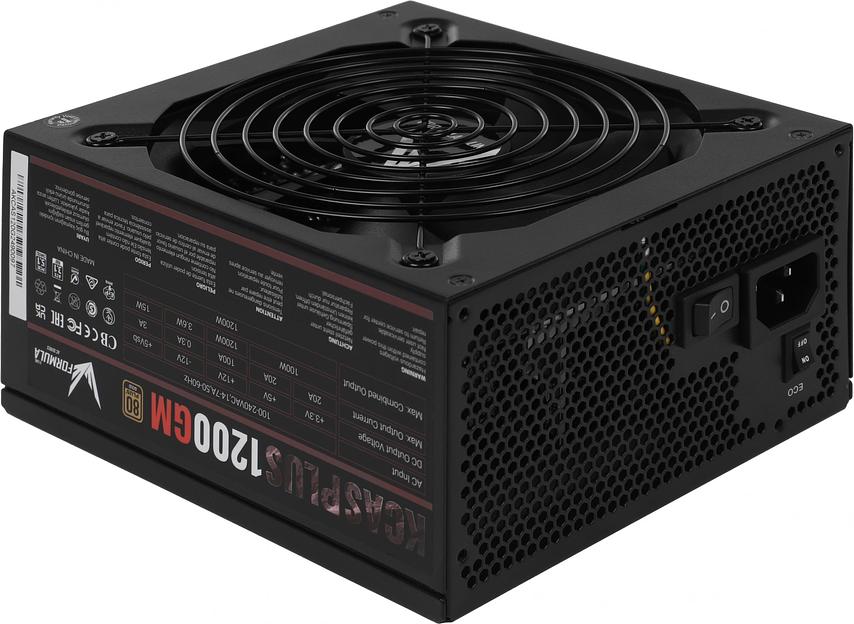 Блок питания Formula ATX 1200W AC KCAS PLUS 1200GM V2 (20+4pin) APFC 140mm fan 10xSATA Cab Manag RTL фото 2