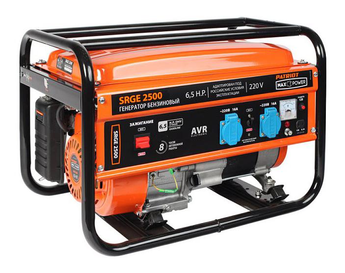 Генератор Patriot Max Power SRGE 2500 2.2кВт фото 1