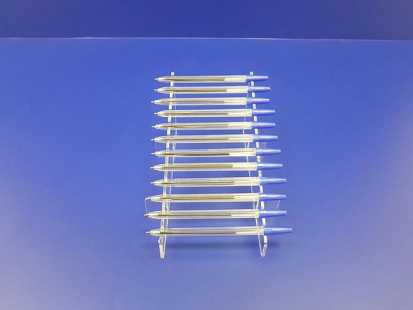 Подставка для ручек карандашей кистей 11 секции (горка прямая, сборно-разборная фото 3