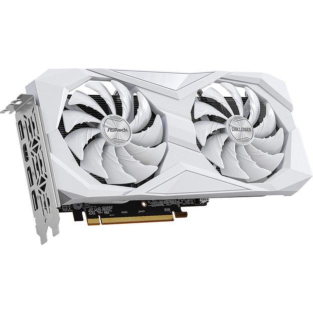 RX6600 Challenger White 8GB GDDR6 HDMI DPx3 2FAN RTL фото 3