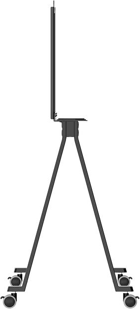 Подставка для телевизора Ultramounts UM312B черный 49"-75" макс.40кг напольный фото 4