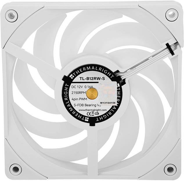 Вентилятор Thermalright TL-B12RW-S ARGB белый 4-pin 28.1dB Ret фото 2