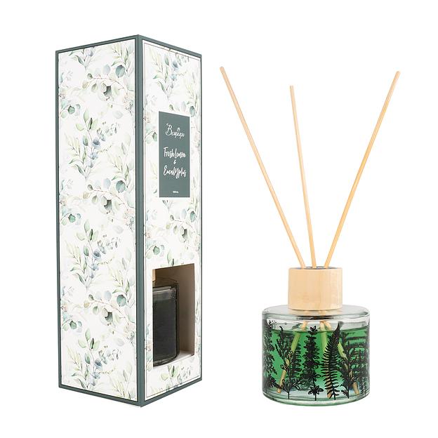 Парфюмированный аромадиффузор FRESH LEMON & EUCALYPTUS, 100 мл., Д75 Ш75 В240 фото 1