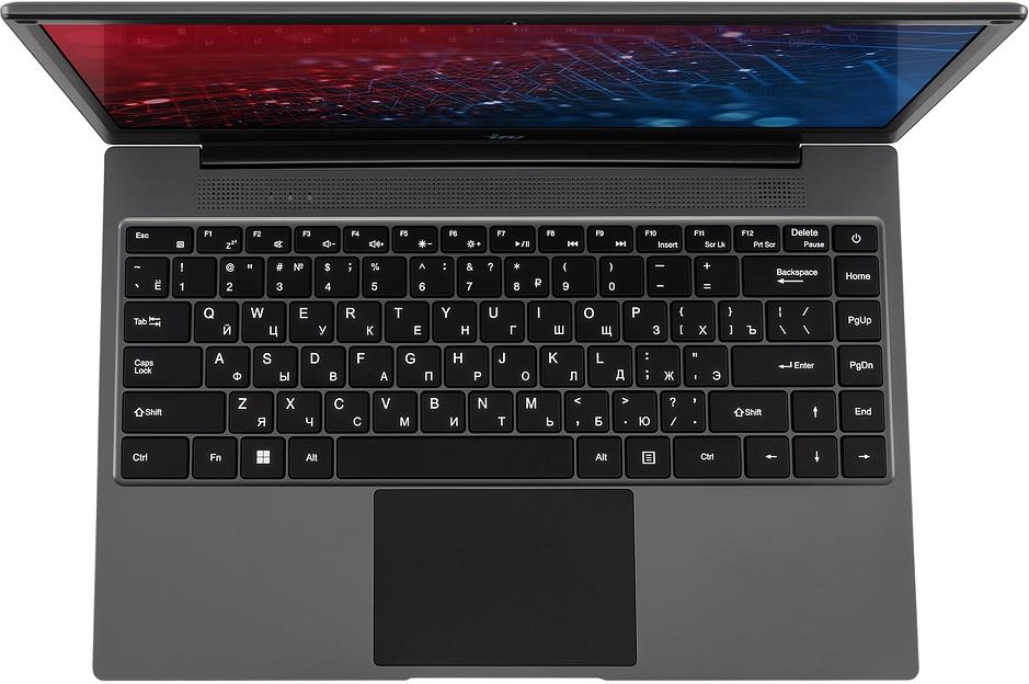 Ноутбук IRU Tactio 14RLH Ryzen 5 7430U 16Gb SSD256Gb AMD Radeon Vega 7 14" IPS FHD (1920x1080) Windows 11 Pro 64 grey WiFi BT Cam 4000mAh (2084810) фото 4