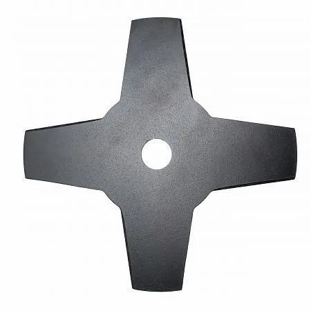 Стальной нож для мотокосы (триммера) четырёхлепестковый 230x25,4х1,5 мм фото 1
