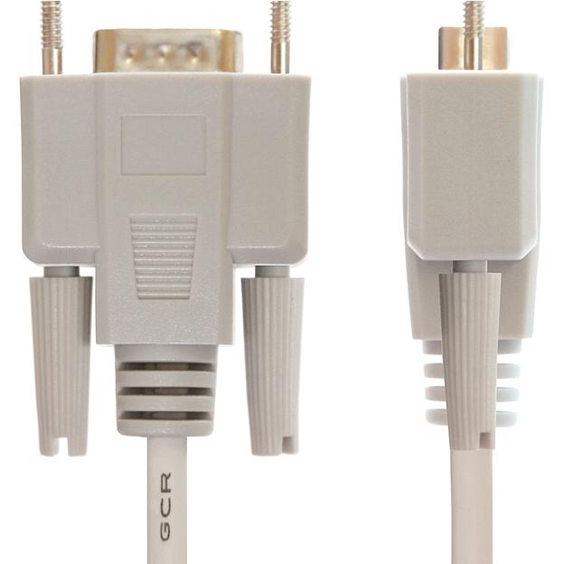 Greenconnect Кабель COM RS-232 порта соединительный 10m GCR-DB9CM2M-10m, 9M / 9M Premium, серый, пластиковый пакет Кабель Greenconnect COM RS-232 9M/RS-232 9M (GCR-DB9CM2M-10m) фото 4