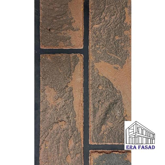 Фиброцементный сайдинг под кирпич (коричневый) фото 1