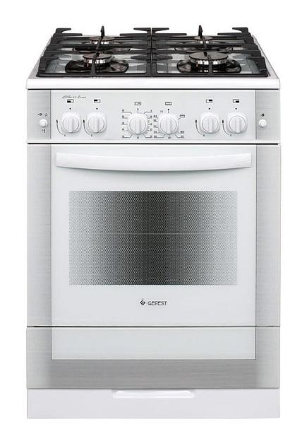 Плита Газовая Gefest ПГ 6500-02 0042 белый реш.чугун фото 1