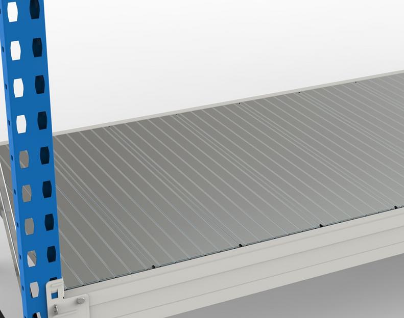 Стеллаж SGR-V 2000×1800×800 3 яруса с настилом фото 3