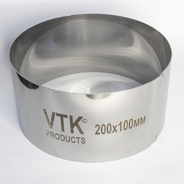 Форма для выпечки и заморозки Кольцо диаметр 200 мм высота 100 мм фото 1