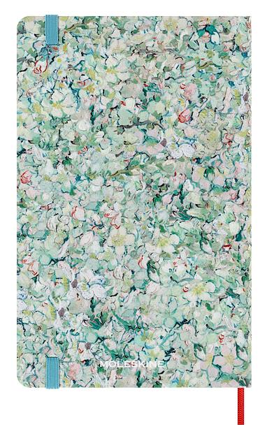 Блокнот Moleskine LIMITED EDITION VAN GOGH MUSEUM SKARTQP063VANGOGH Large 130х210мм 104стр. нелинованный твердая обложка светло-зеленый фото 6